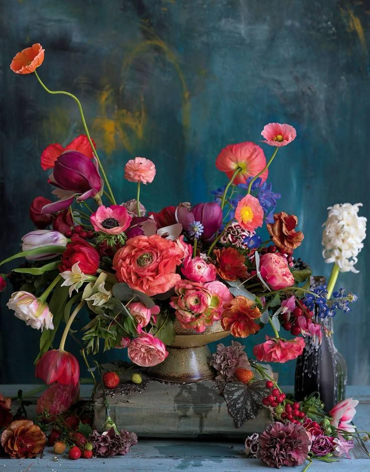 DawnQuartzMeadow workshop space where corporate flower arrangements are designed and prepared for business delivery